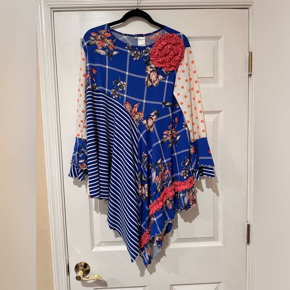 Custom Mixed Print top
